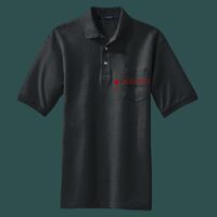 Heavyweight Cotton Pique Polo with Pocket Thumbnail