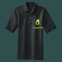 Heavyweight Cotton Pique Polo with Pocket Thumbnail