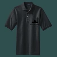 Heavyweight Cotton Pique Polo with Pocket Thumbnail