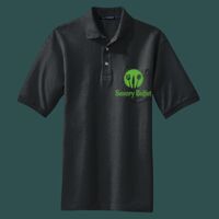 Heavyweight Cotton Pique Polo with Pocket Thumbnail