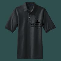 Heavyweight Cotton Pique Polo with Pocket Thumbnail