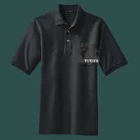 Heavyweight Cotton Pique Polo with Pocket Thumbnail