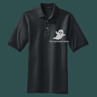Heavyweight Cotton Pique Polo with Pocket Thumbnail