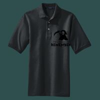 Heavyweight Cotton Pique Polo with Pocket Thumbnail