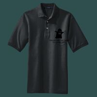 Heavyweight Cotton Pique Polo with Pocket Thumbnail