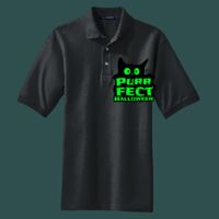 Heavyweight Cotton Pique Polo with Pocket Thumbnail