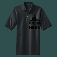 Heavyweight Cotton Pique Polo with Pocket Thumbnail