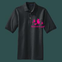 Heavyweight Cotton Pique Polo with Pocket Thumbnail
