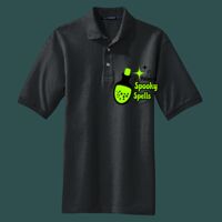 Heavyweight Cotton Pique Polo with Pocket Thumbnail