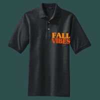 Heavyweight Cotton Pique Polo with Pocket Thumbnail