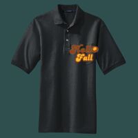 Heavyweight Cotton Pique Polo with Pocket Thumbnail
