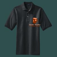 Heavyweight Cotton Pique Polo with Pocket Thumbnail