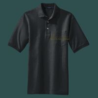 Heavyweight Cotton Pique Polo with Pocket Thumbnail