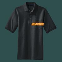 Heavyweight Cotton Pique Polo with Pocket Thumbnail