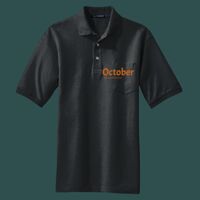 Heavyweight Cotton Pique Polo with Pocket Thumbnail