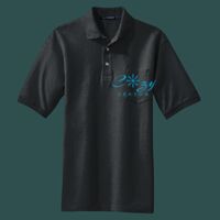 Heavyweight Cotton Pique Polo with Pocket Thumbnail