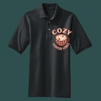 Heavyweight Cotton Pique Polo with Pocket Thumbnail