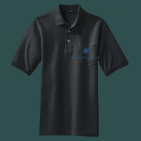 Heavyweight Cotton Pique Polo with Pocket Thumbnail