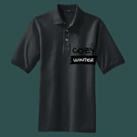 Heavyweight Cotton Pique Polo with Pocket Thumbnail