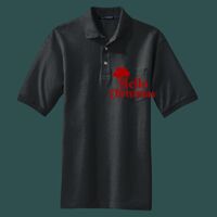 Heavyweight Cotton Pique Polo with Pocket Thumbnail
