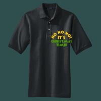 Heavyweight Cotton Pique Polo with Pocket Thumbnail