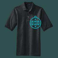Heavyweight Cotton Pique Polo with Pocket Thumbnail