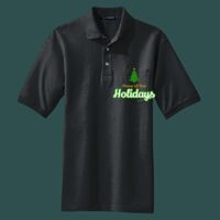 Heavyweight Cotton Pique Polo with Pocket Thumbnail