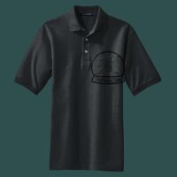 Heavyweight Cotton Pique Polo with Pocket Thumbnail
