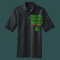 Heavyweight Cotton Pique Polo with Pocket Thumbnail