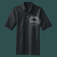 Heavyweight Cotton Pique Polo with Pocket Thumbnail