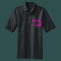 Heavyweight Cotton Pique Polo with Pocket Thumbnail