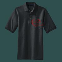 Heavyweight Cotton Pique Polo with Pocket Thumbnail