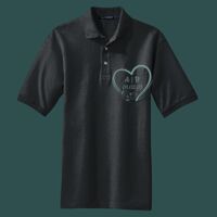 Heavyweight Cotton Pique Polo with Pocket Thumbnail