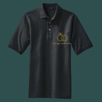 Heavyweight Cotton Pique Polo with Pocket Thumbnail