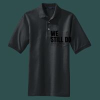 Heavyweight Cotton Pique Polo with Pocket Thumbnail