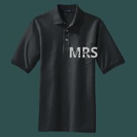 Heavyweight Cotton Pique Polo with Pocket Thumbnail
