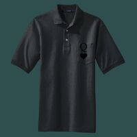 Heavyweight Cotton Pique Polo with Pocket Thumbnail