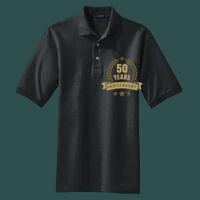 Heavyweight Cotton Pique Polo with Pocket Thumbnail