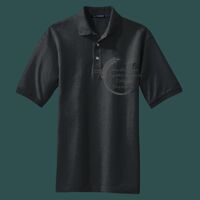 Heavyweight Cotton Pique Polo with Pocket Thumbnail