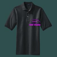 Heavyweight Cotton Pique Polo with Pocket Thumbnail