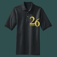 Heavyweight Cotton Pique Polo with Pocket Thumbnail
