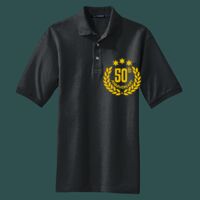 Heavyweight Cotton Pique Polo with Pocket Thumbnail