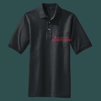Heavyweight Cotton Pique Polo with Pocket Thumbnail