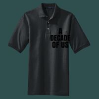 Heavyweight Cotton Pique Polo with Pocket Thumbnail