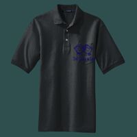 Heavyweight Cotton Pique Polo with Pocket Thumbnail
