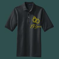 Heavyweight Cotton Pique Polo with Pocket Thumbnail
