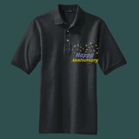 Heavyweight Cotton Pique Polo with Pocket Thumbnail