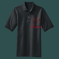 Heavyweight Cotton Pique Polo with Pocket Thumbnail