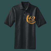 Heavyweight Cotton Pique Polo with Pocket Thumbnail