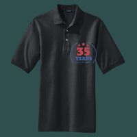 Heavyweight Cotton Pique Polo with Pocket Thumbnail
